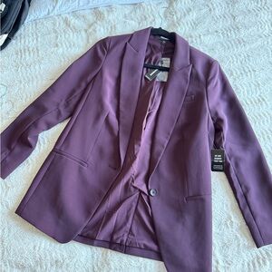 Elegant Purple Women's Blazer